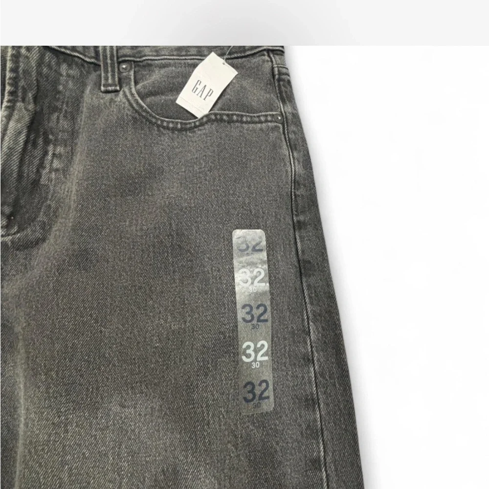 GAP Men's Dark Gray gap‎ flex relaxed tapered Straight Jeans